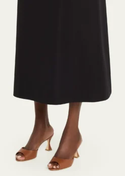 Manolo BlahnikJadarona Leather Mule Sandals