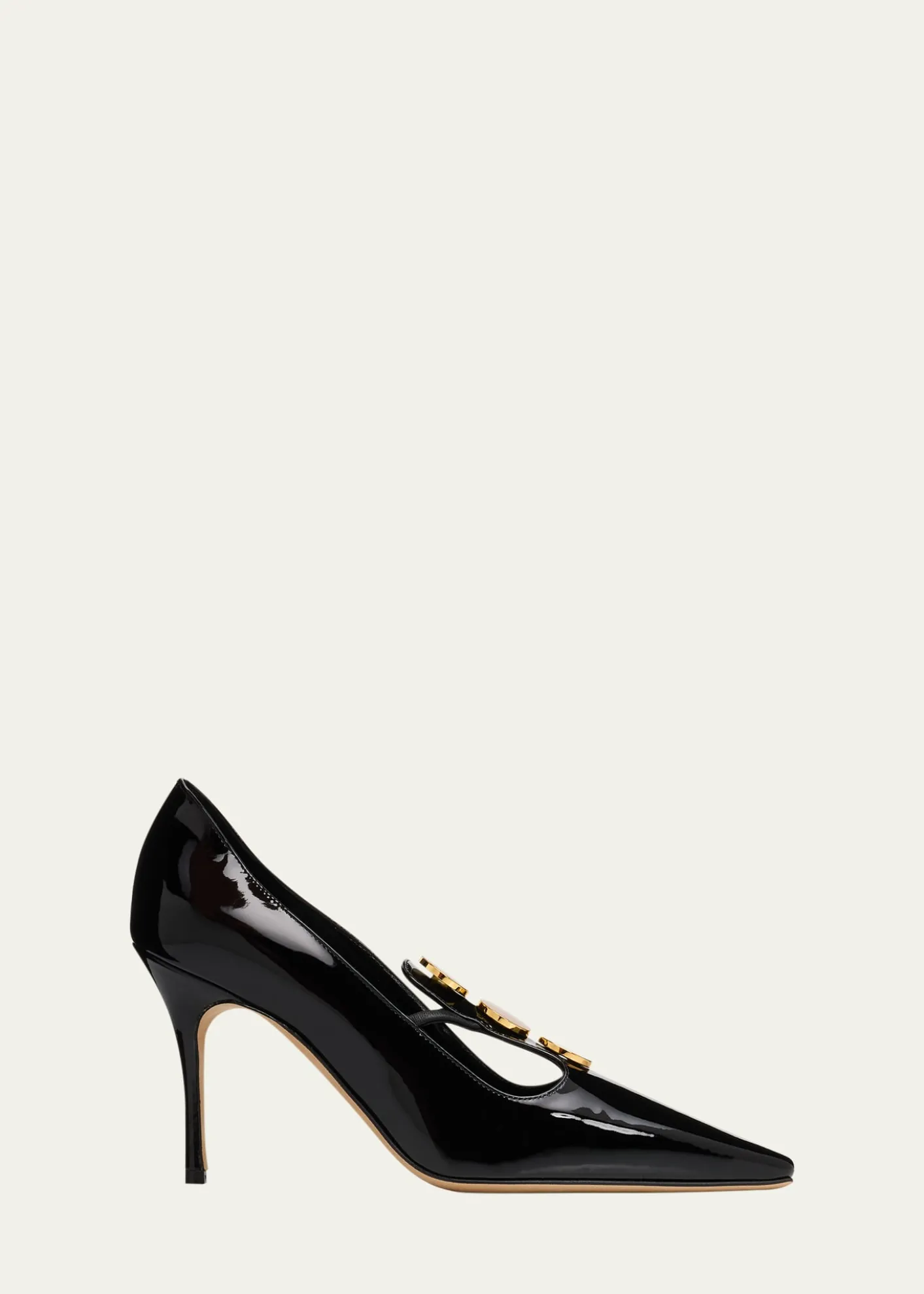 Manolo BlahnikKhafre 85mm Leather Pumps