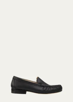 Manolo BlahnikLeonda Leather Loafers