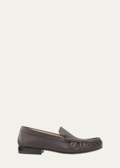 Manolo BlahnikLeonda Leather Loafers