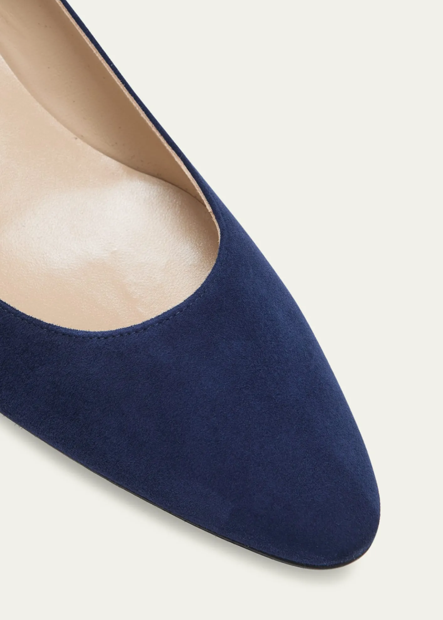 Manolo BlahnikLista Suede Block-Heel Pumps