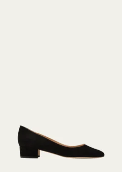 Manolo BlahnikLista Suede Pumps