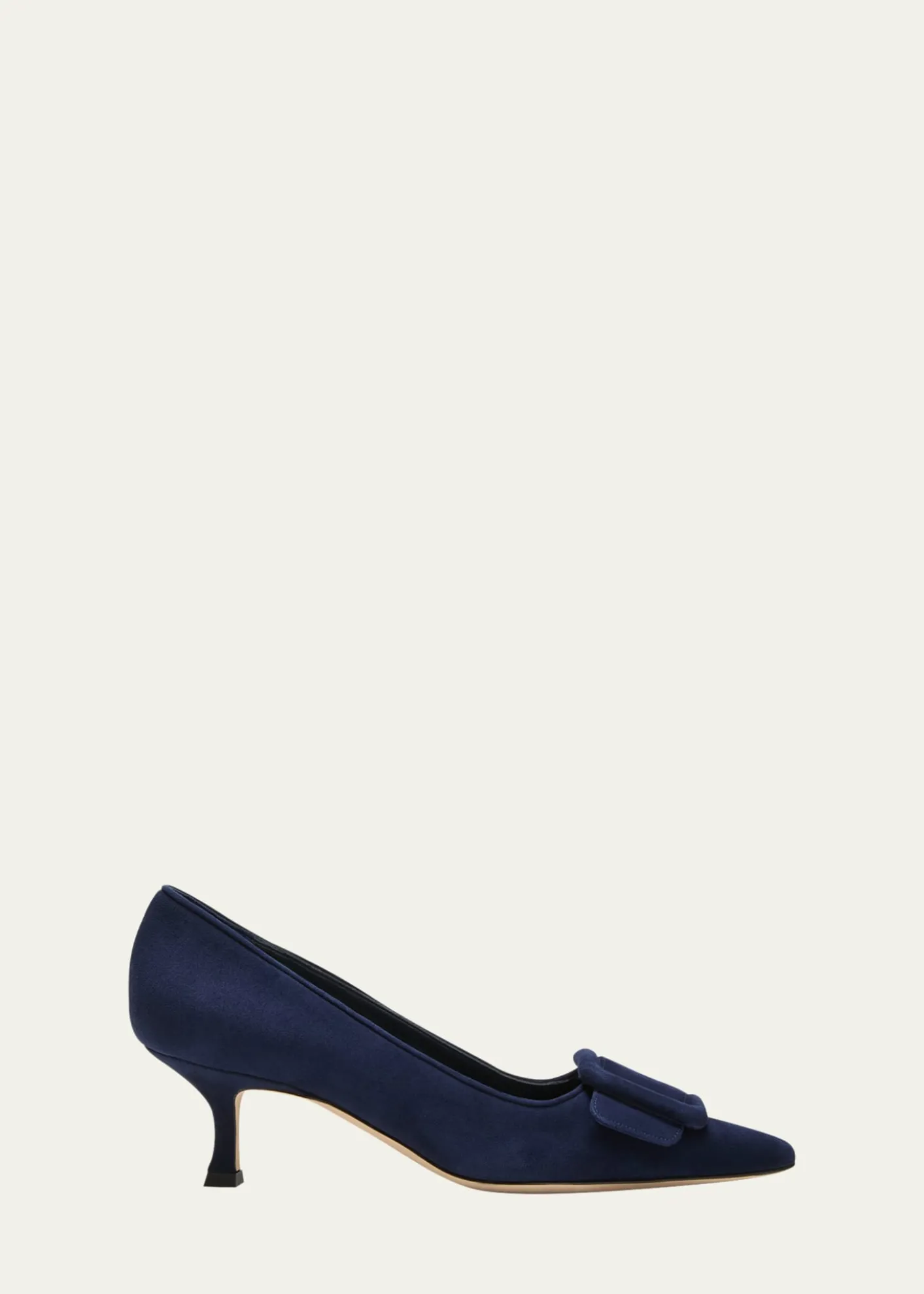 Manolo BlahnikMaysale Suede Buckle Pumps