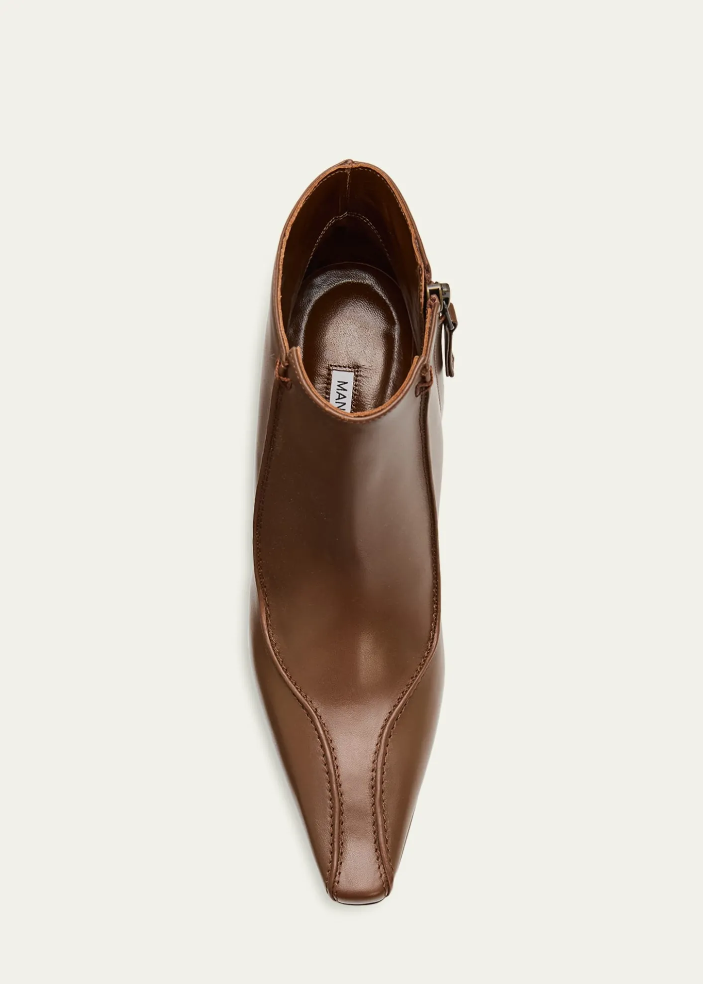 Manolo BlahnikMilleta 90mm Leather Ankle Boots