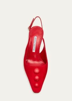 Manolo Blahnik70mm Alexapla Suede Slingback Pumps