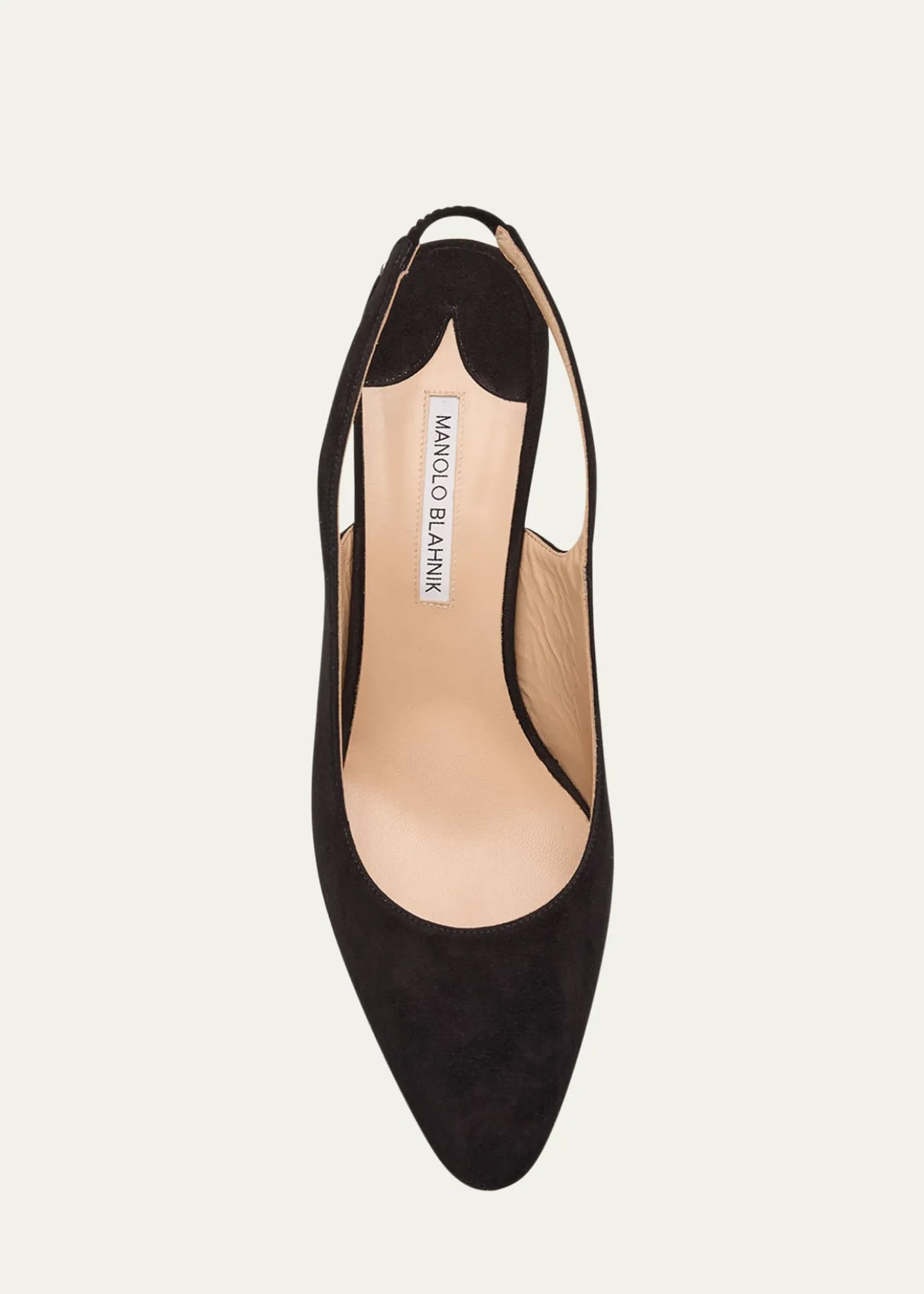 Manolo Blahnik50mm Allurasa Suede Slingback Pump
