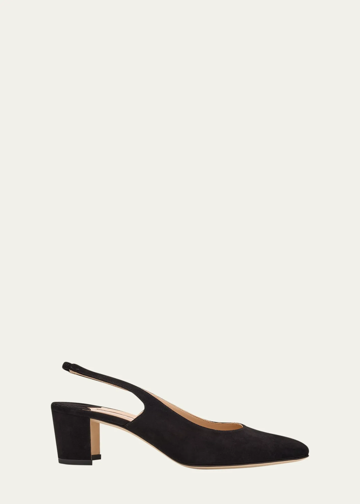 Manolo Blahnik50mm Allurasa Suede Slingback Pump