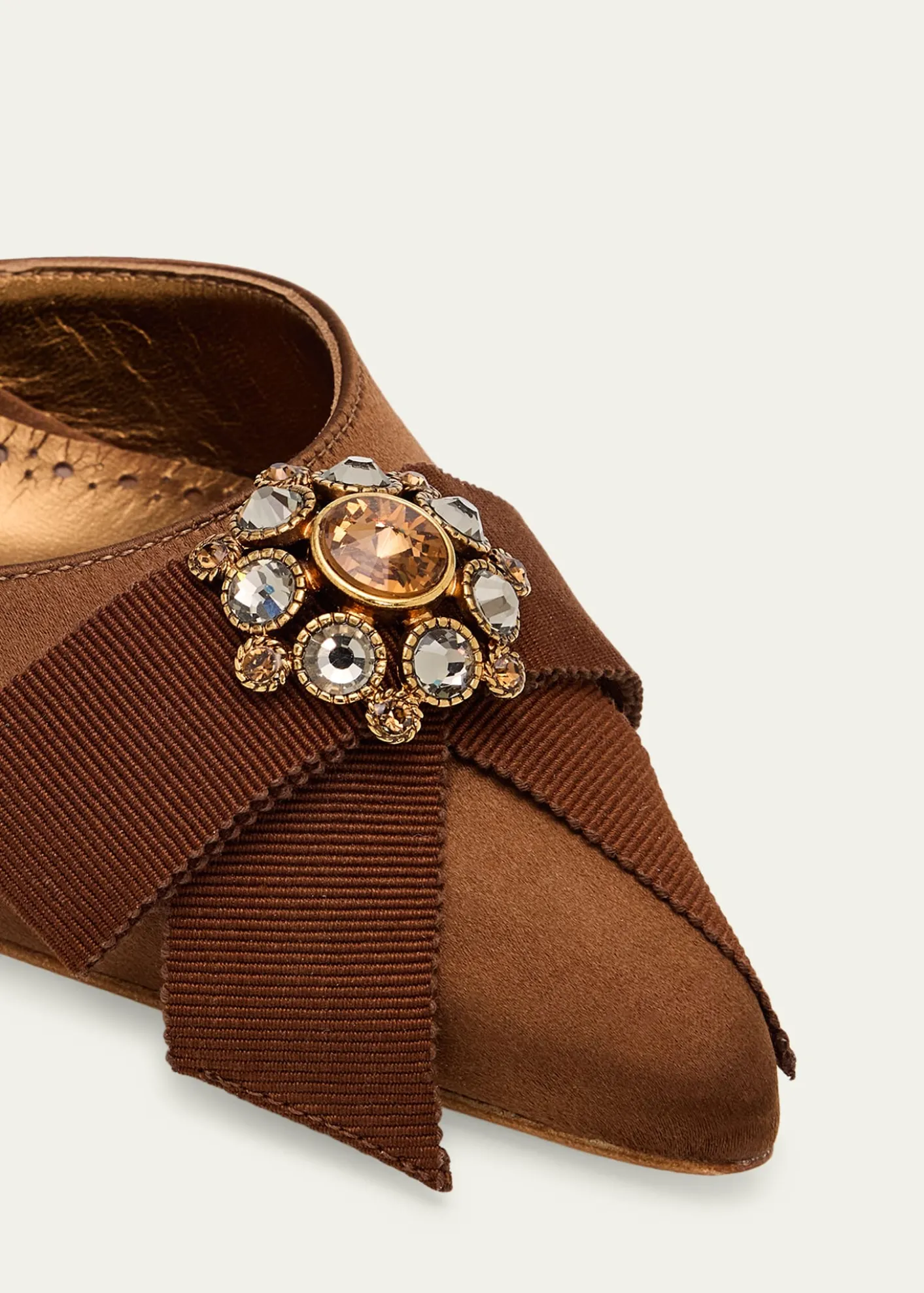 Manolo Blahnik70mm Apidosa Embellished Satin Bow Pumps