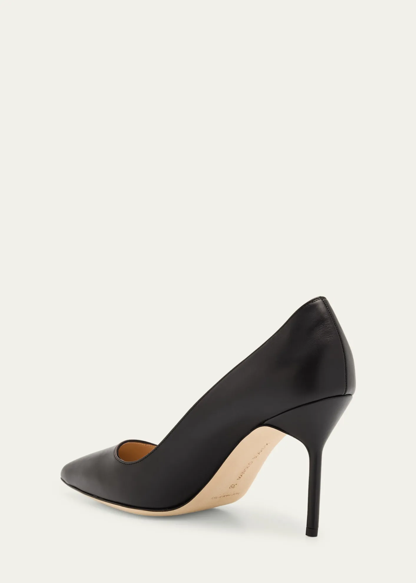 Manolo Blahnik90mm BB Leather Pumps