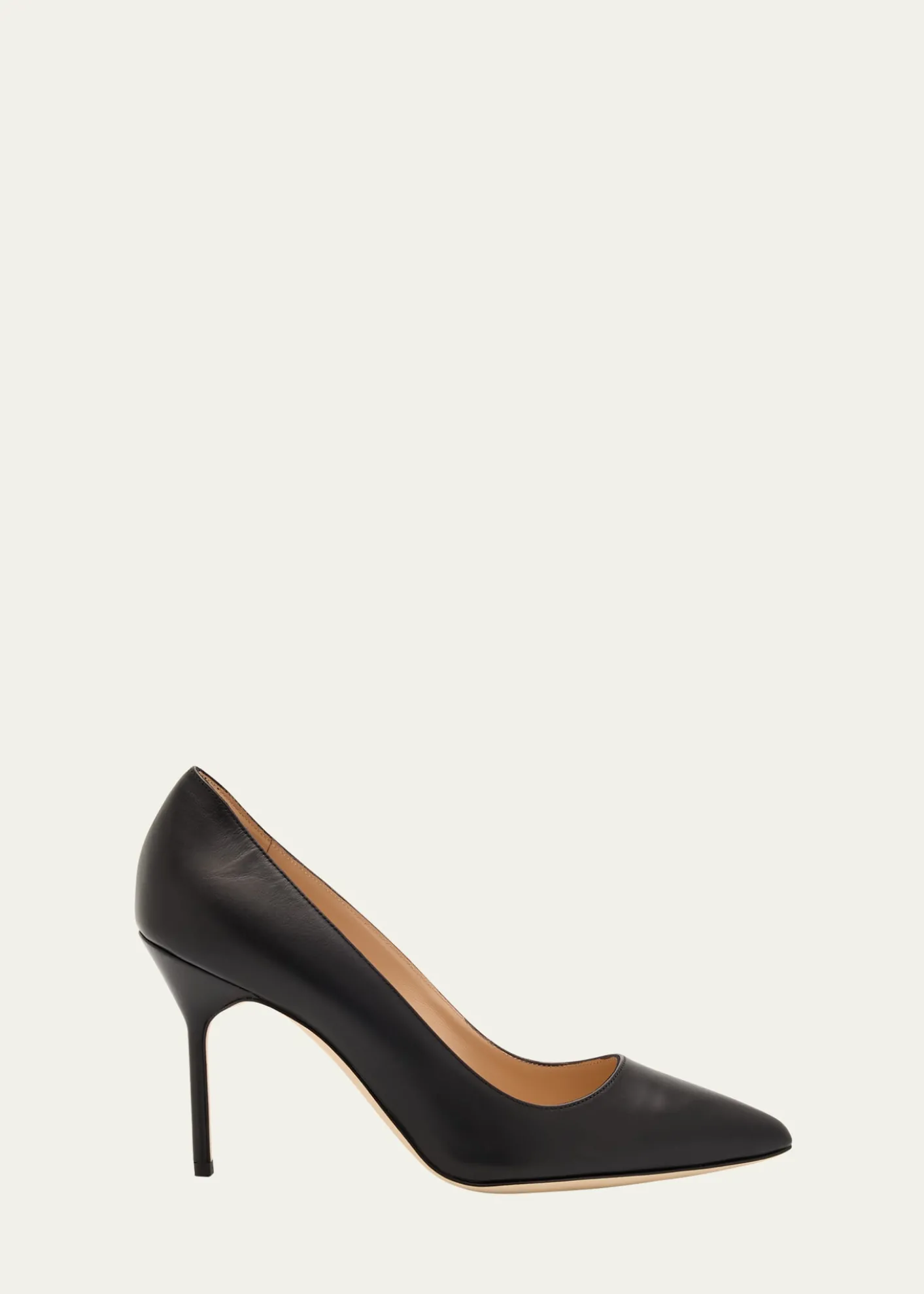 Manolo Blahnik90mm BB Leather Pumps