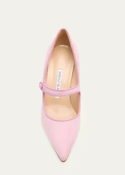 Manolo Blahnik70 mm Campariba Kid Suede Pumps