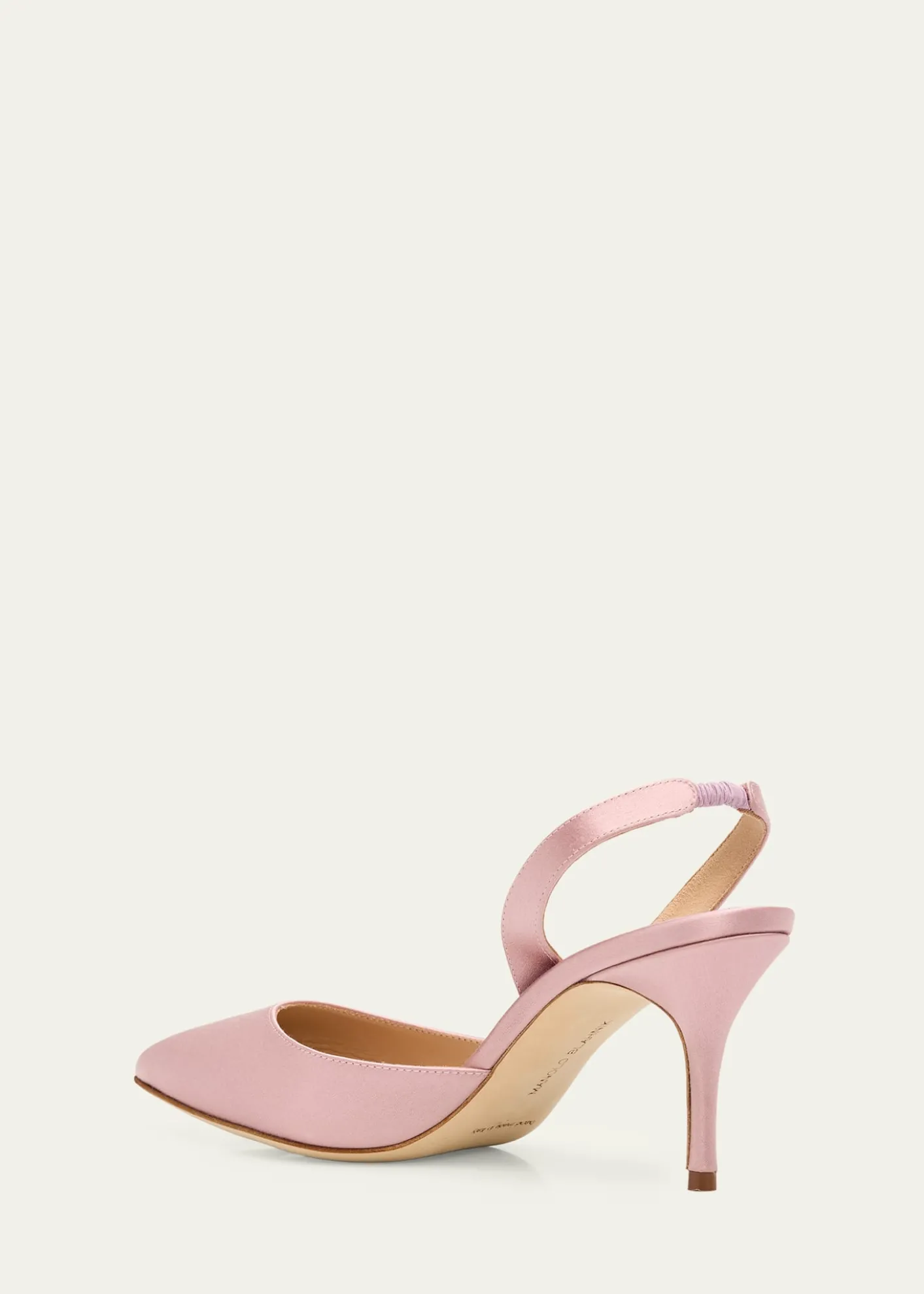 Manolo Blahnik70mm Carolyne Satin Slingback Pumps