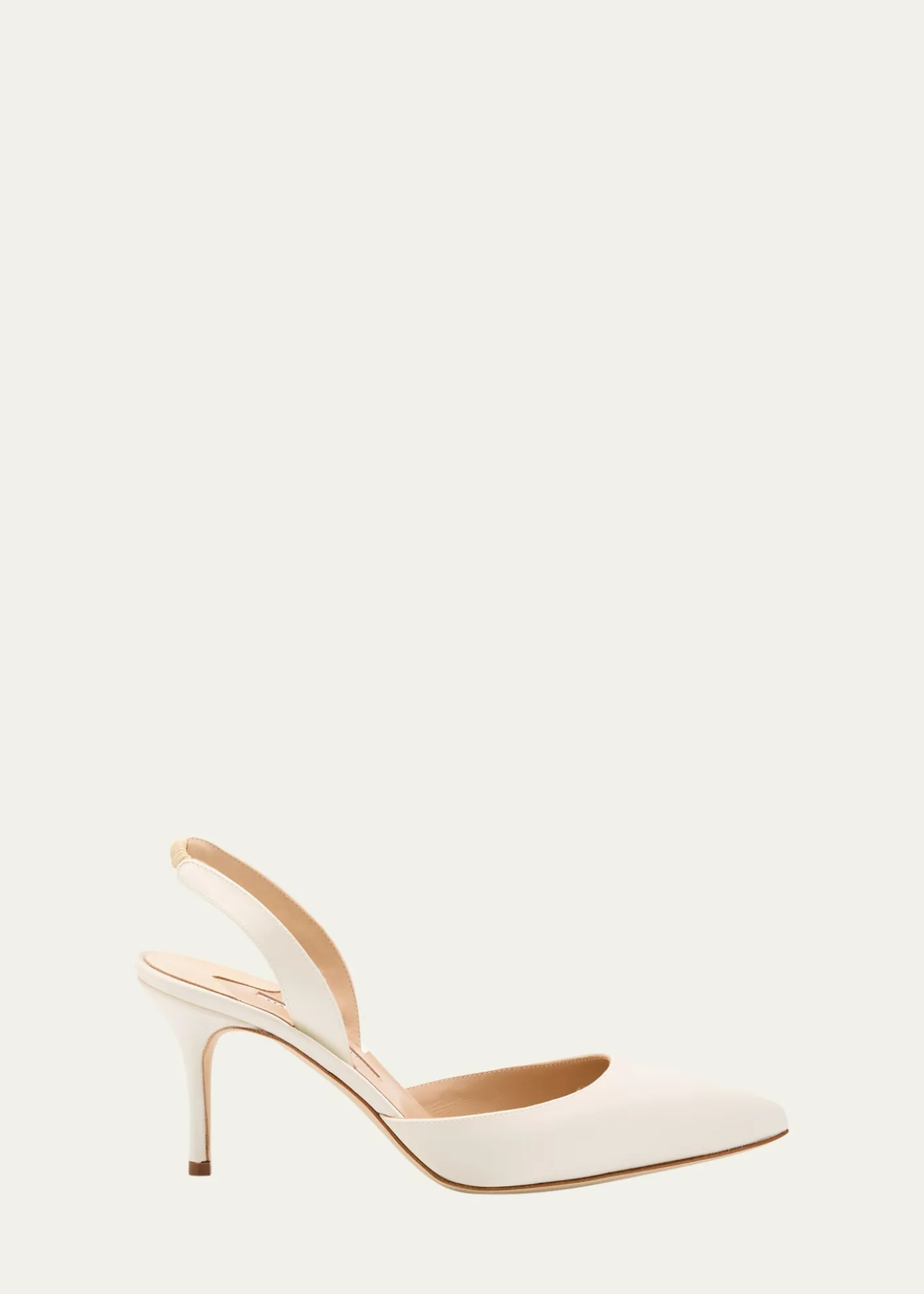 Manolo Blahnik70mm Carolyne Satin Slingback Pumps