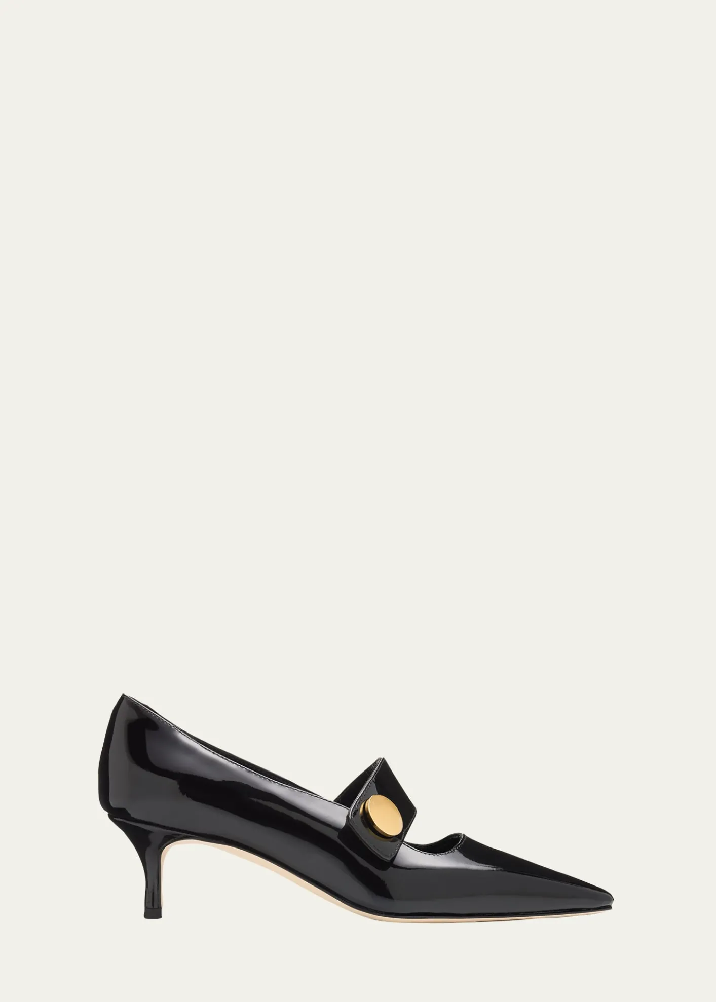 Manolo Blahnik50mm Dorian Patent Leather Mary Jane Pumps