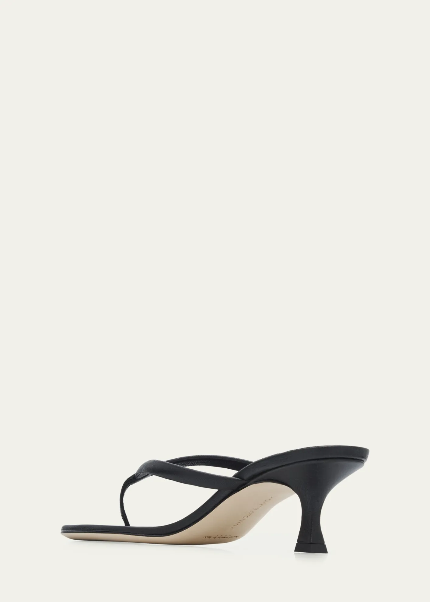 Manolo Blahnik50mm Paterno Leather Thong Sandals