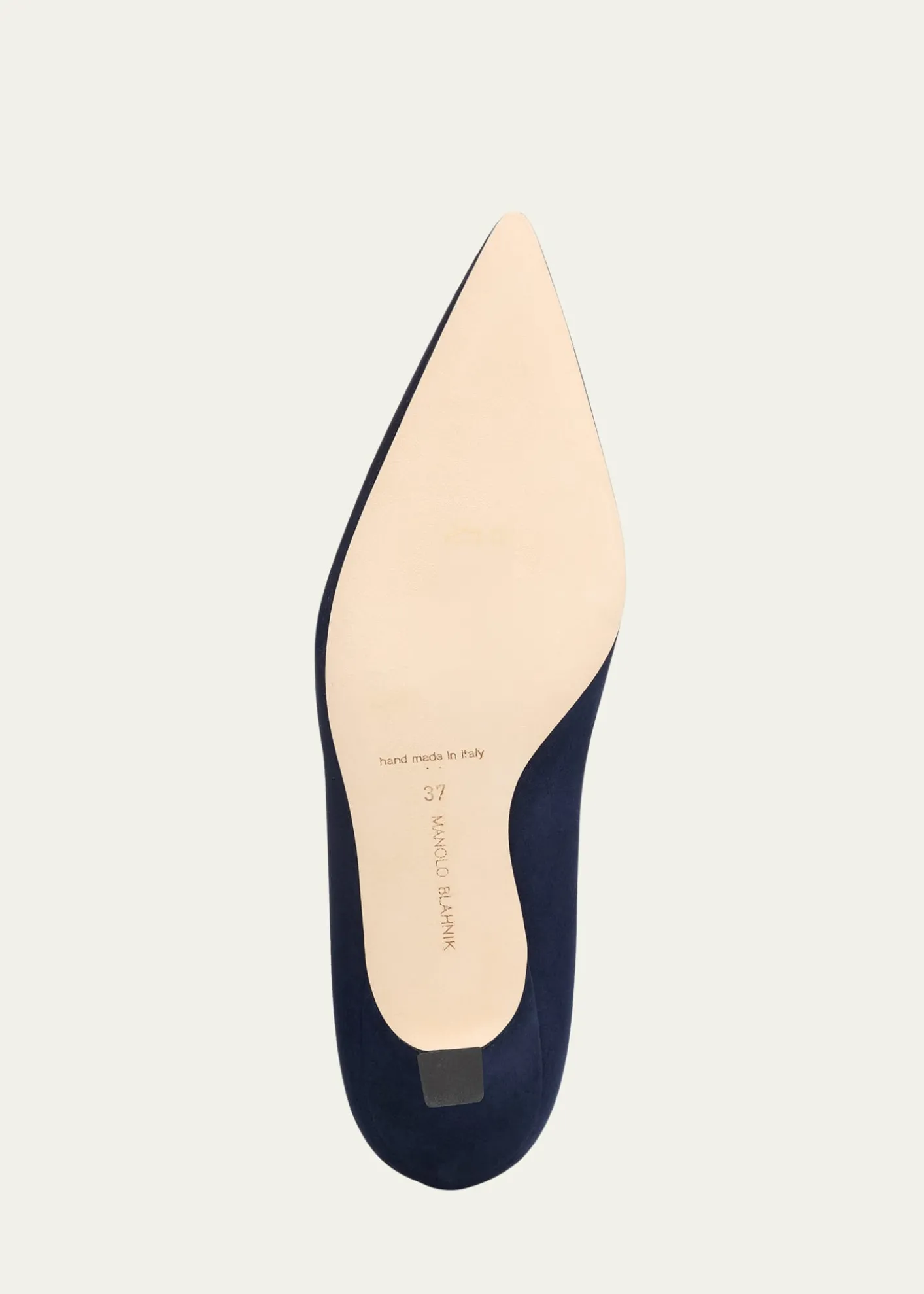 Manolo Blahnik50mm Srila Suede Kitten Heel Pumps