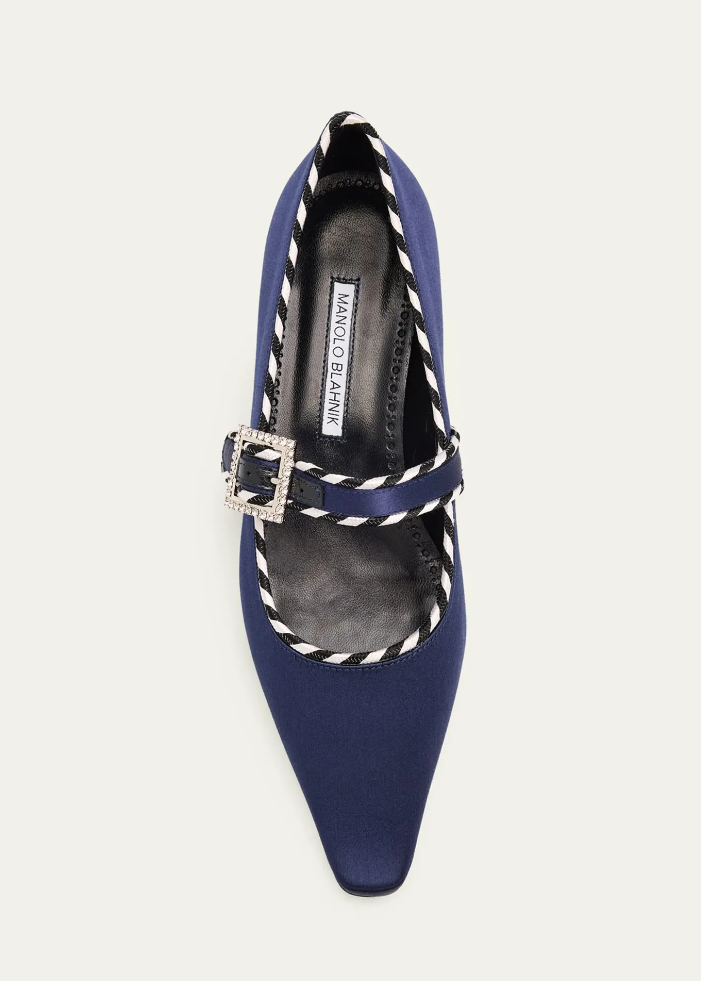 Manolo Blahnik30mm Zaera Satin Mary Jane Pumps