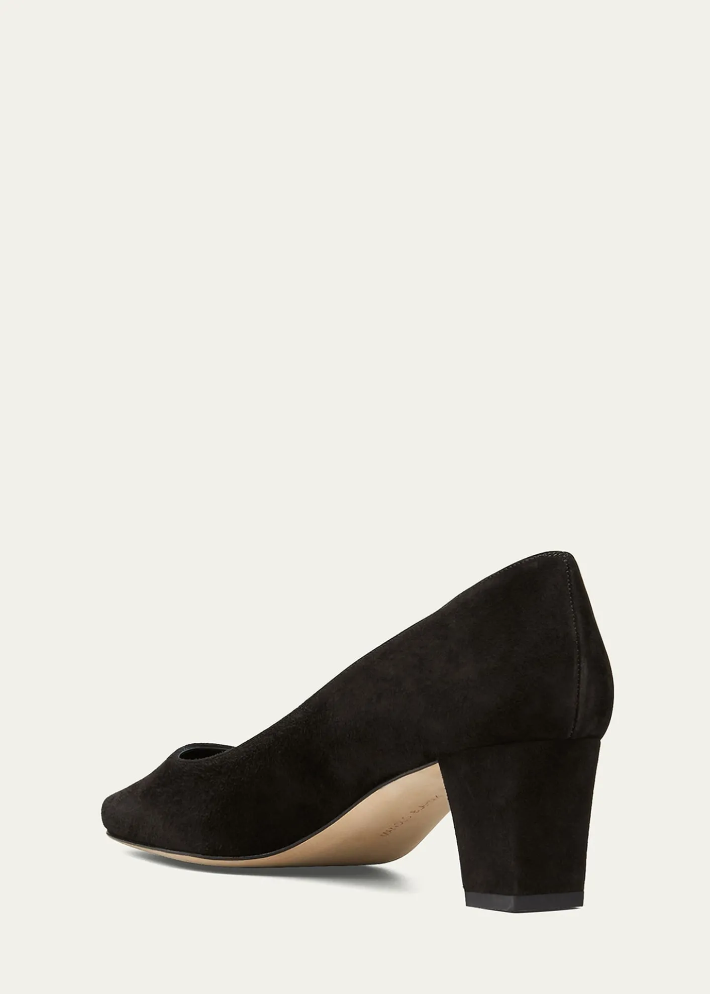 Manolo BlahnikOkkatopla Suede Block-Heel Pump
