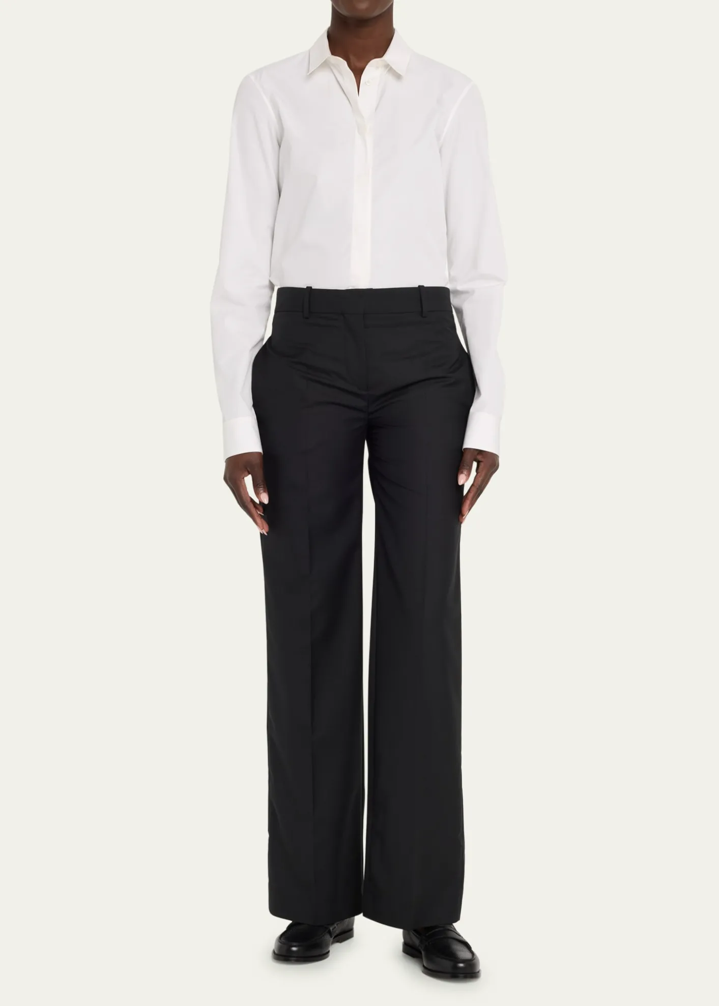 Manolo BlahnikPerrita Leather Penny Loafers