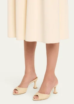 Manolo BlahnikRaffia Jadara Slide Sandals