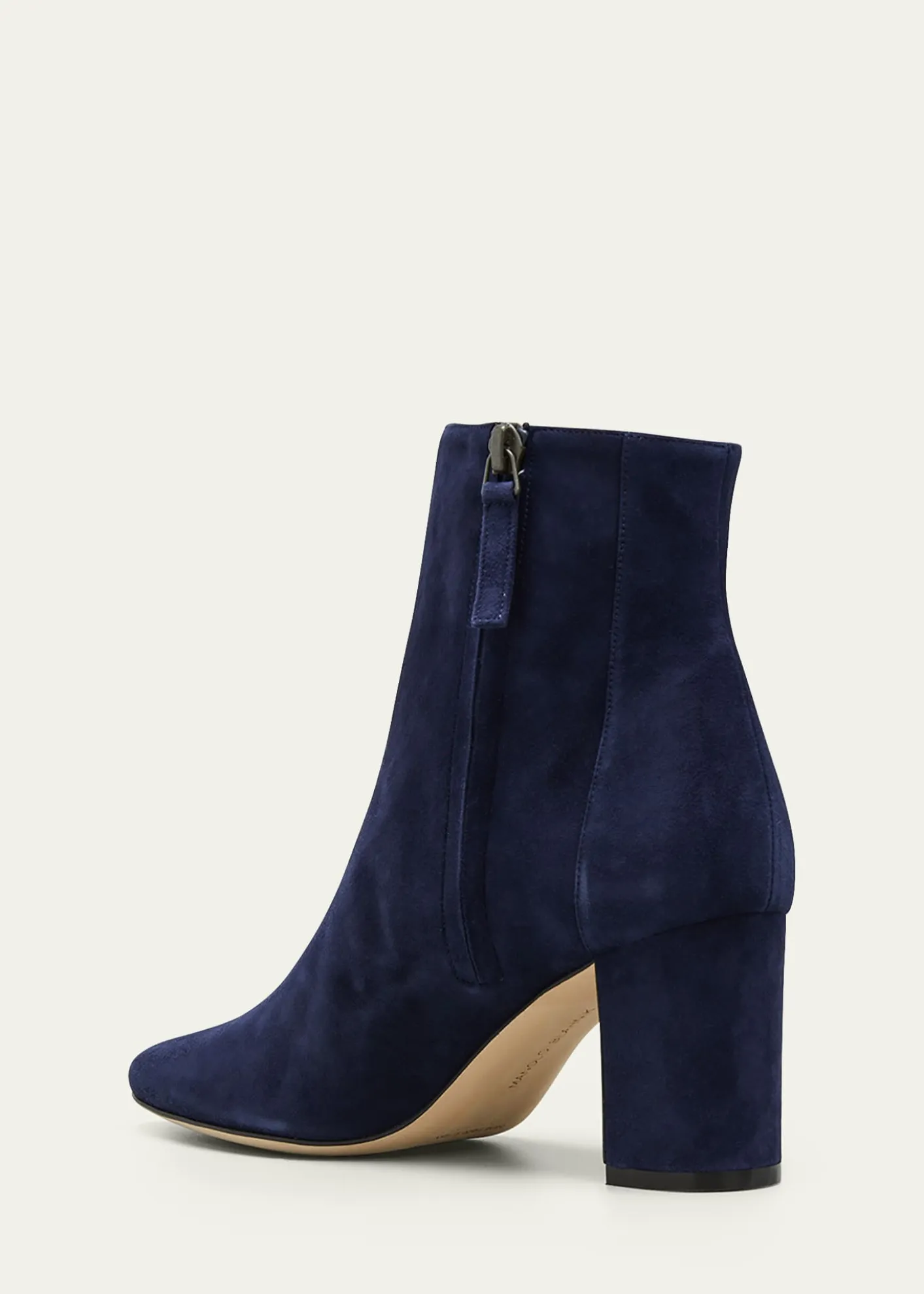 Manolo BlahnikRosie Suede Zip Ankle Booties