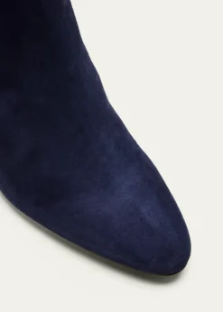 Manolo BlahnikRosie Suede Zip Ankle Booties