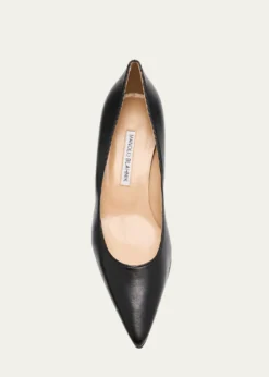 Manolo BlahnikSrila Leather Low Pumps
