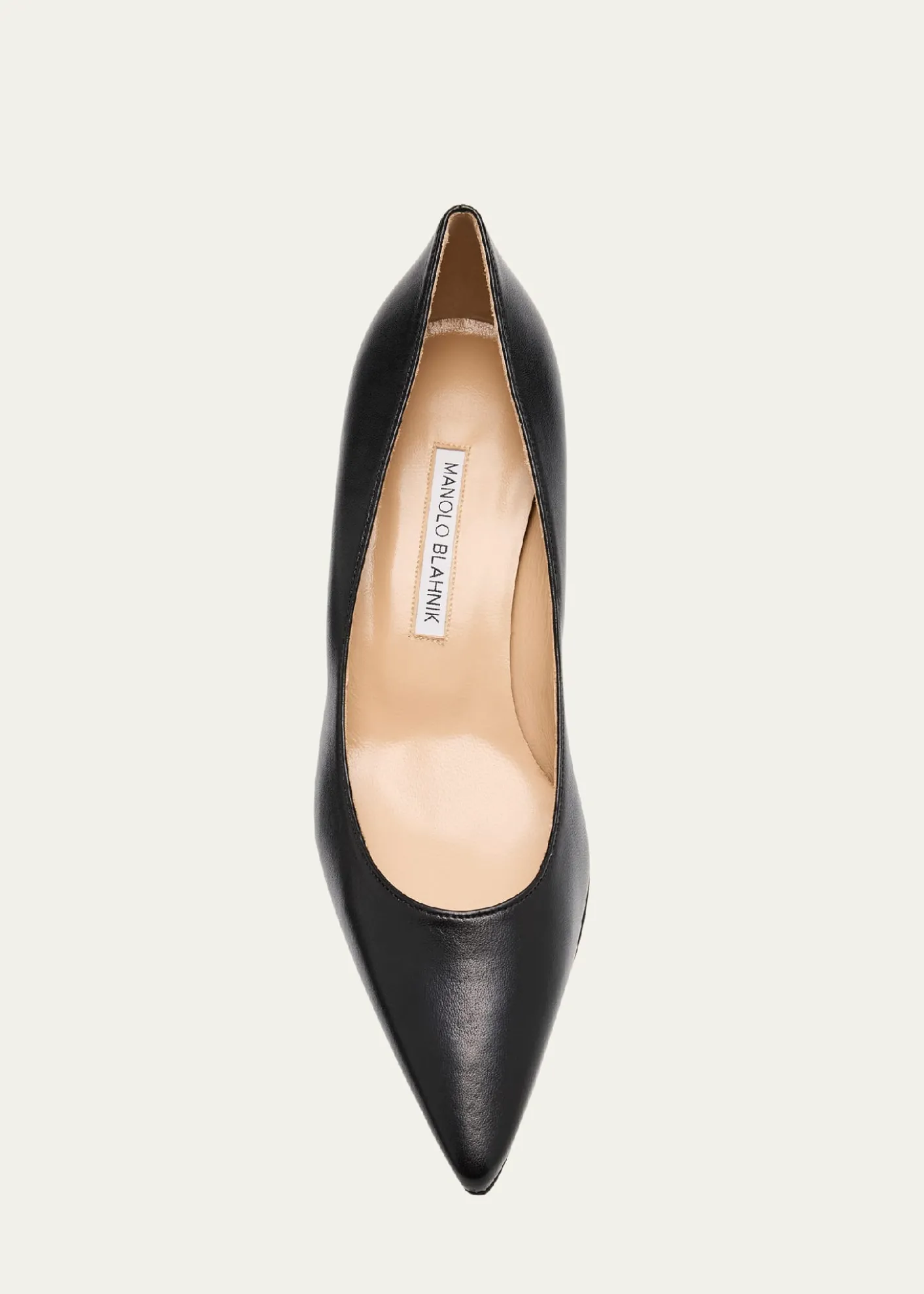Manolo BlahnikSrila Leather Low Pumps