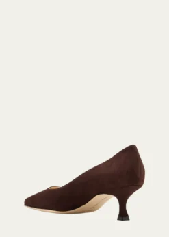 Manolo BlahnikSrila Suede Stiletto Pumps