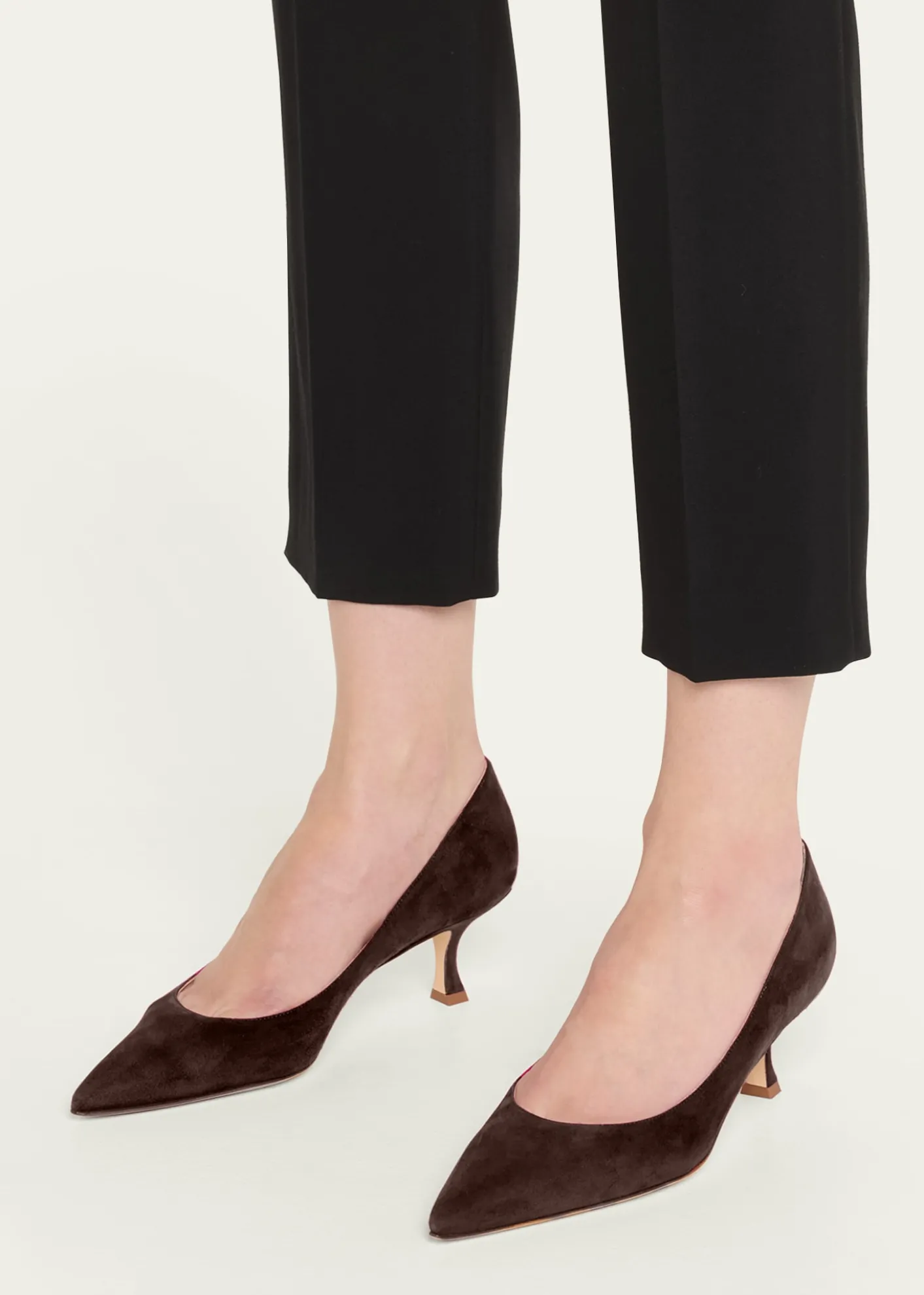Manolo BlahnikSrila Suede Stiletto Pumps