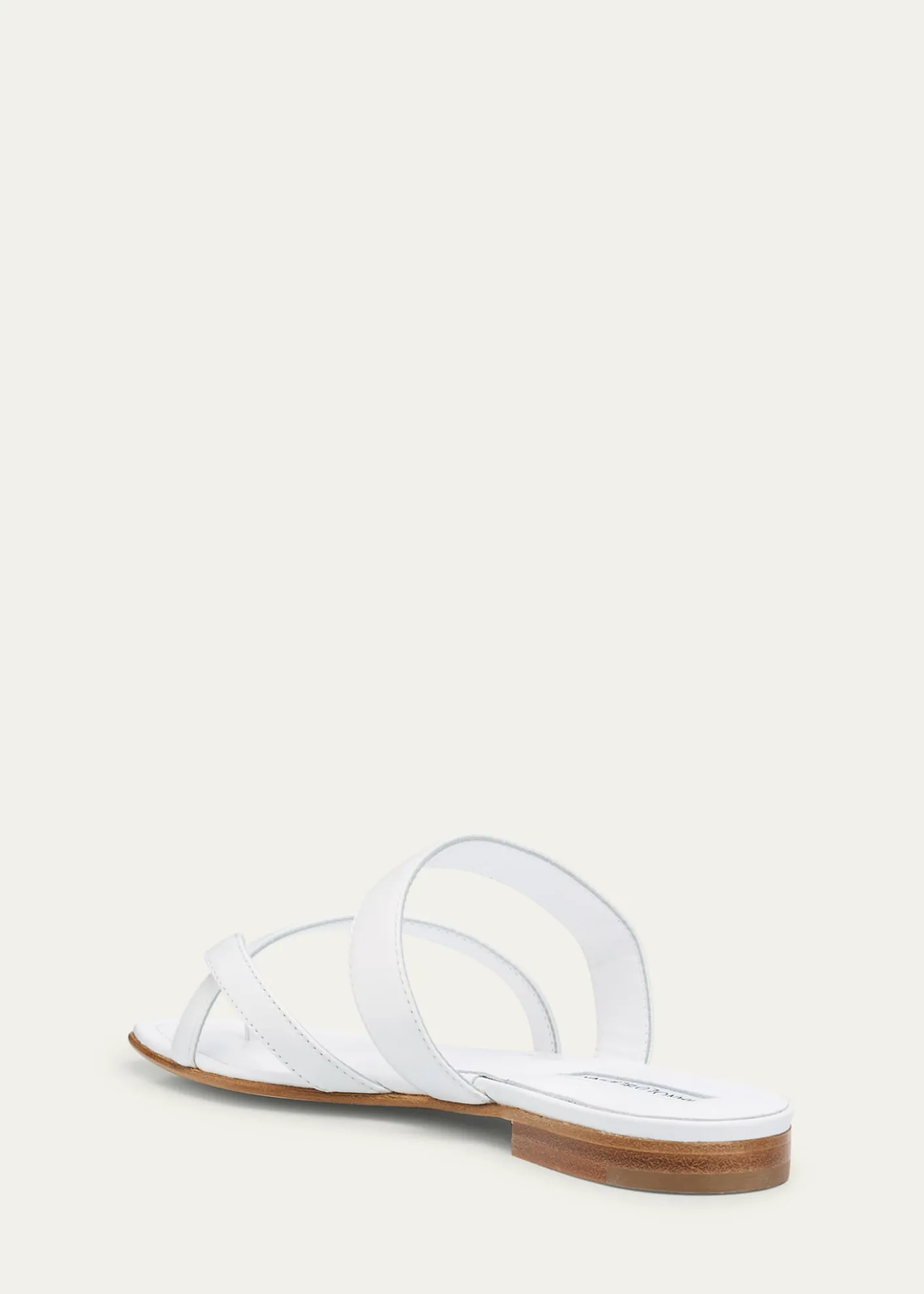 Manolo BlahnikSusa Flat Leather Sandals