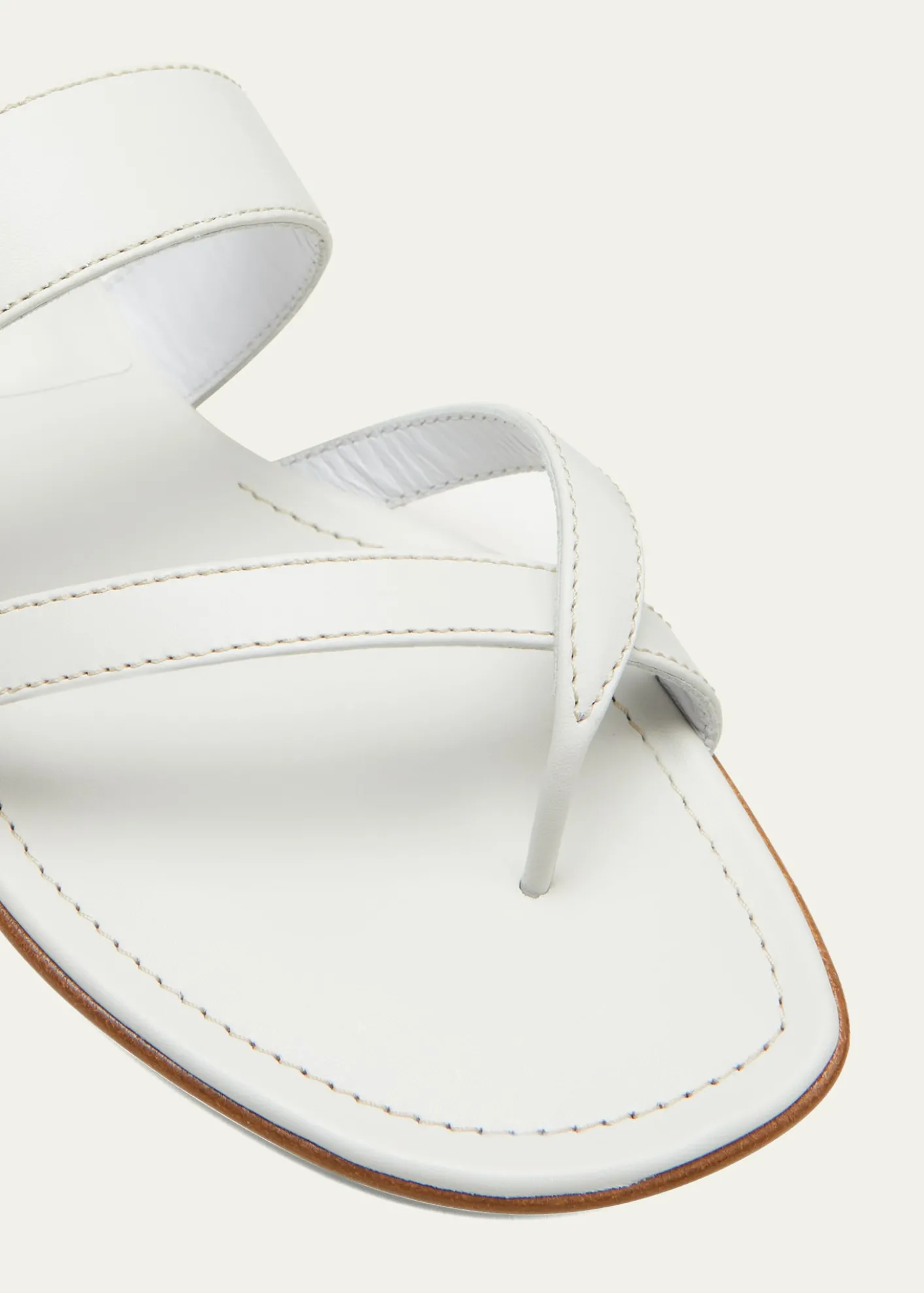 Manolo BlahnikSusa Flat Leather Sandals