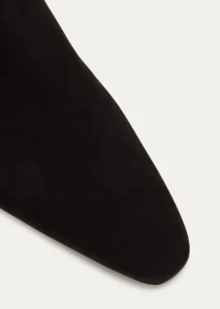 Manolo BlahnikTolarc Suede Zip Ankle Booties
