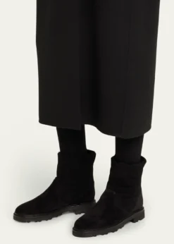 Manolo BlahnikTomosa Suede Cozy Ankle Booties