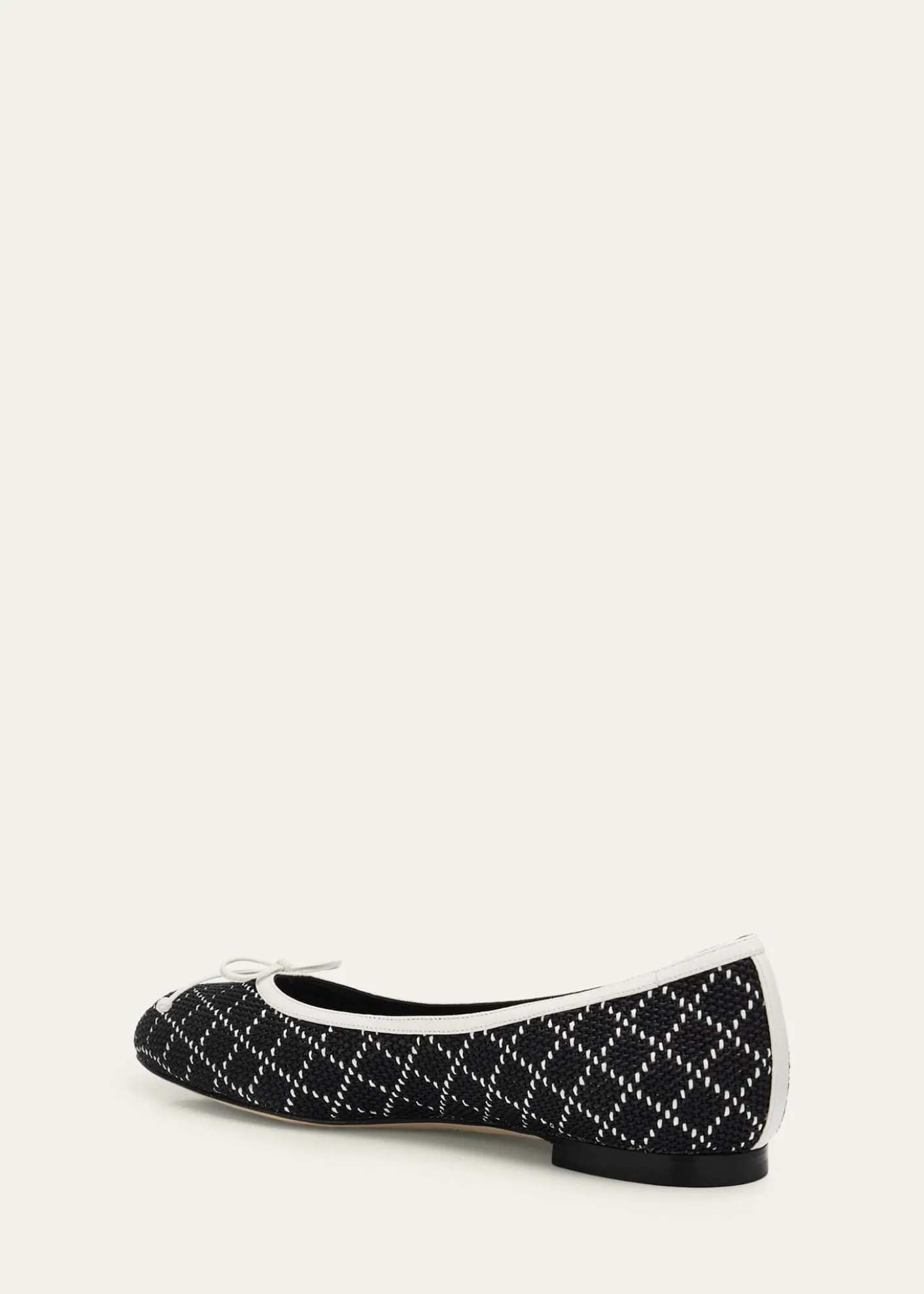 Manolo BlahnikVerallim Raffia Ballerina Flats