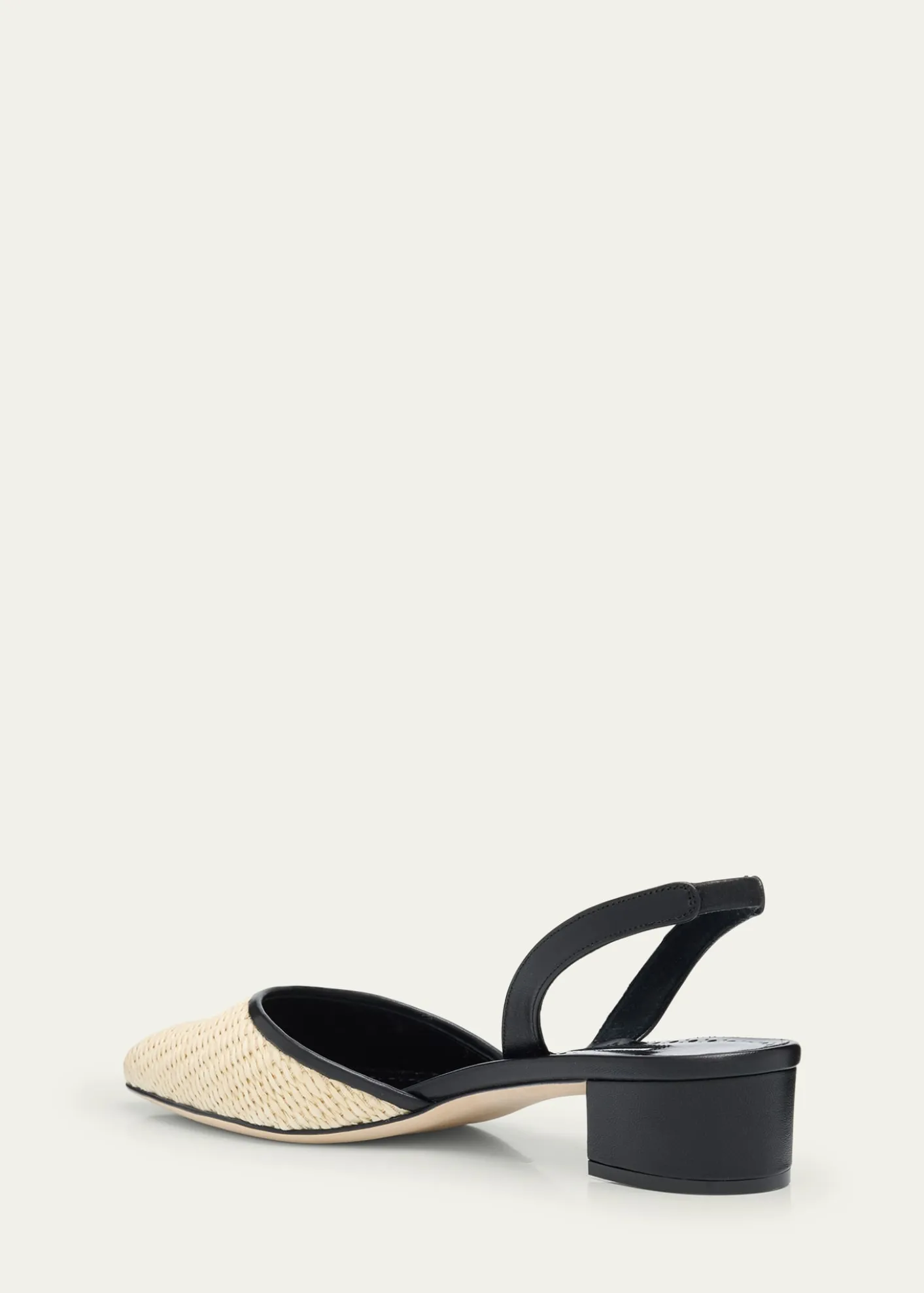 Manolo BlahnikWoven Slingback Ballerina Pumps