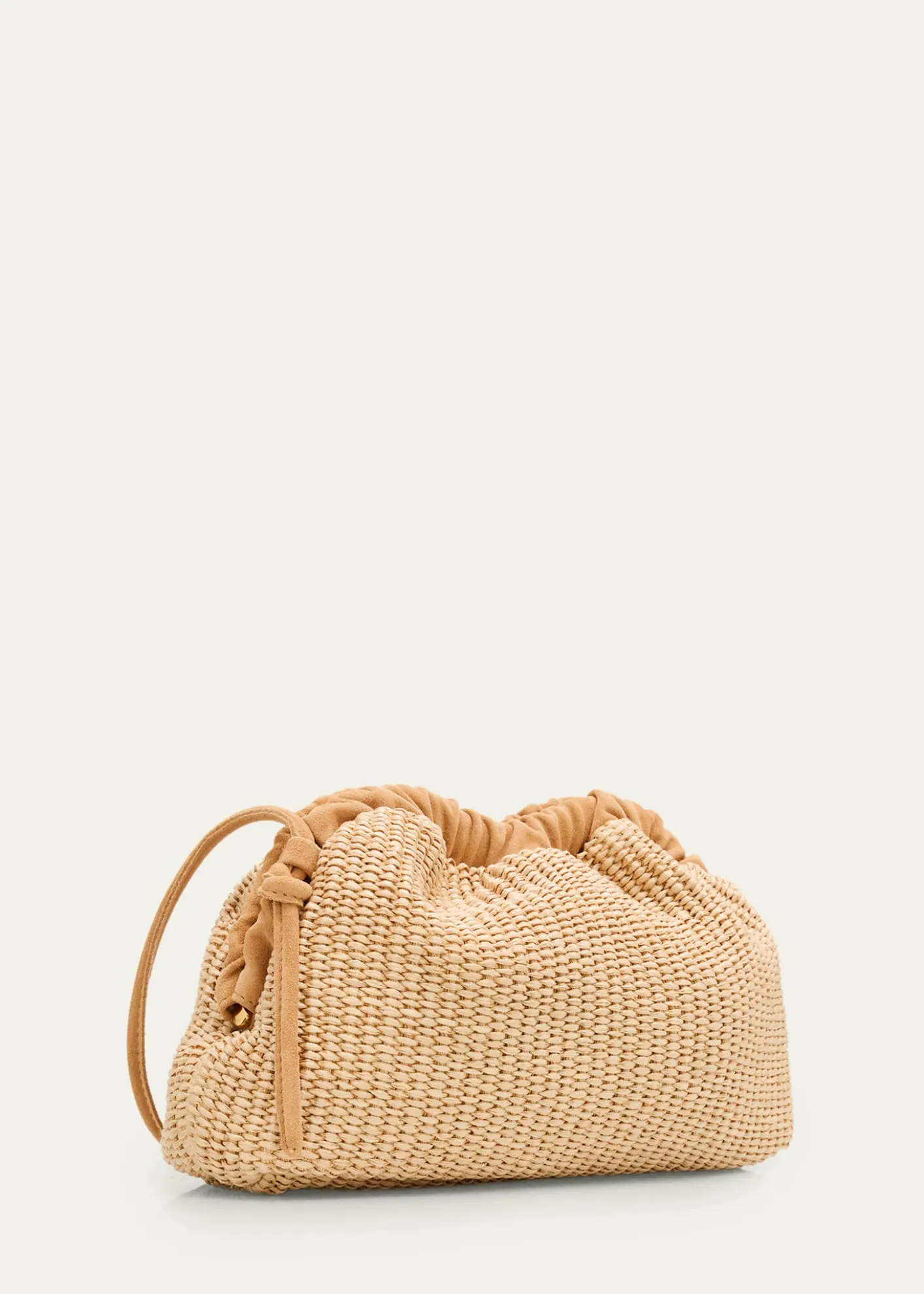Mansur GavrielCloud Mini Woven Raffia Clutch Bag