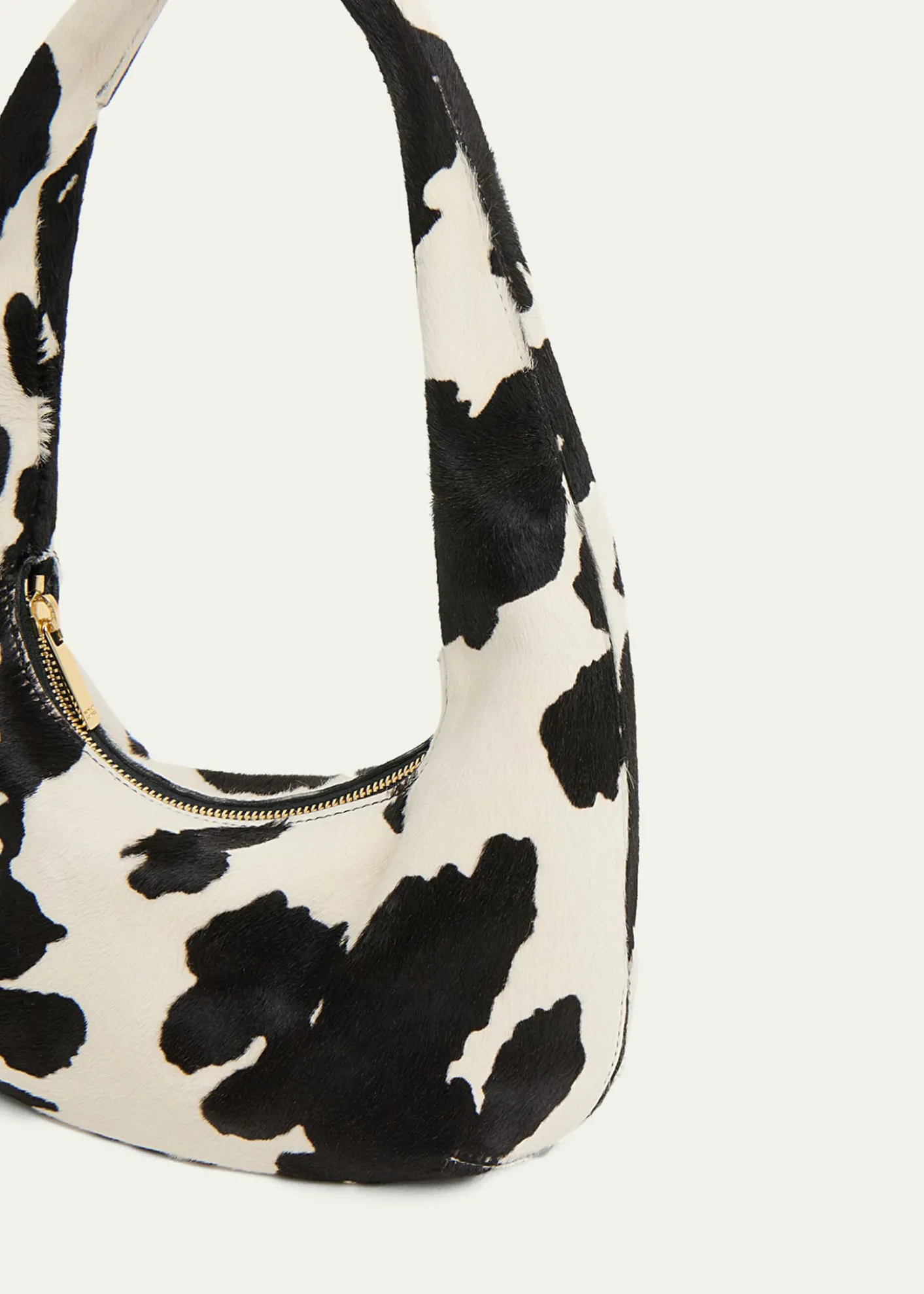 Mansur GavrielGnocchi Mini Cow-Print Calf Hair Shoulder Bag