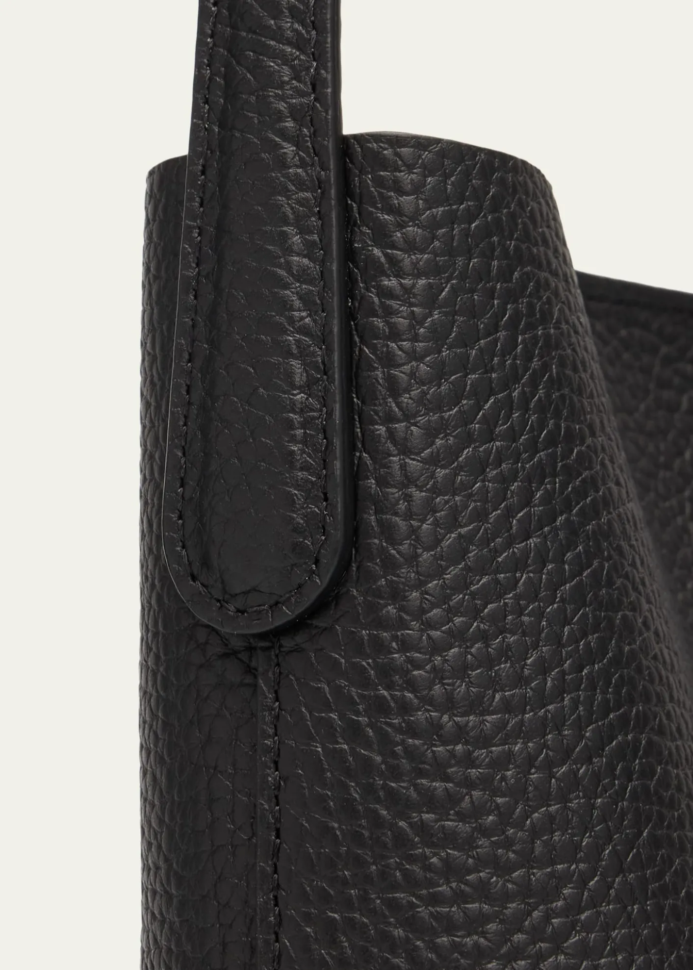 Mansur GavrielMini Everyday Cabas Leather Top-Handle Bag