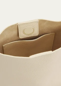 Mansur GavrielMini Everyday Cabas Leather Top-Handle Bag
