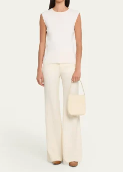 Mansur GavrielMini Everyday Cabas Leather Top-Handle Bag