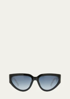 Marc JacobsJ Marc Logo Plastic Cat-Eye Sunglasses