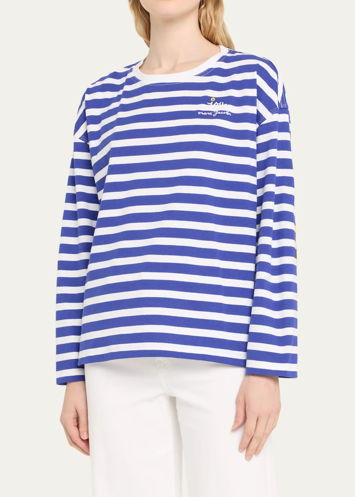 Marc JacobsDaisy Striped Long-Sleeve T-Shirt