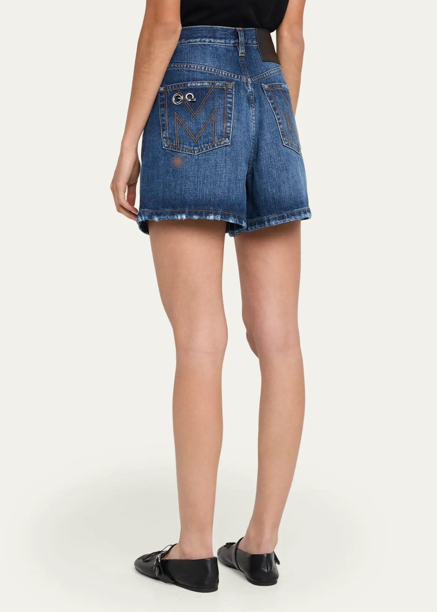 Marc JacobsGrommet Denim Shorts