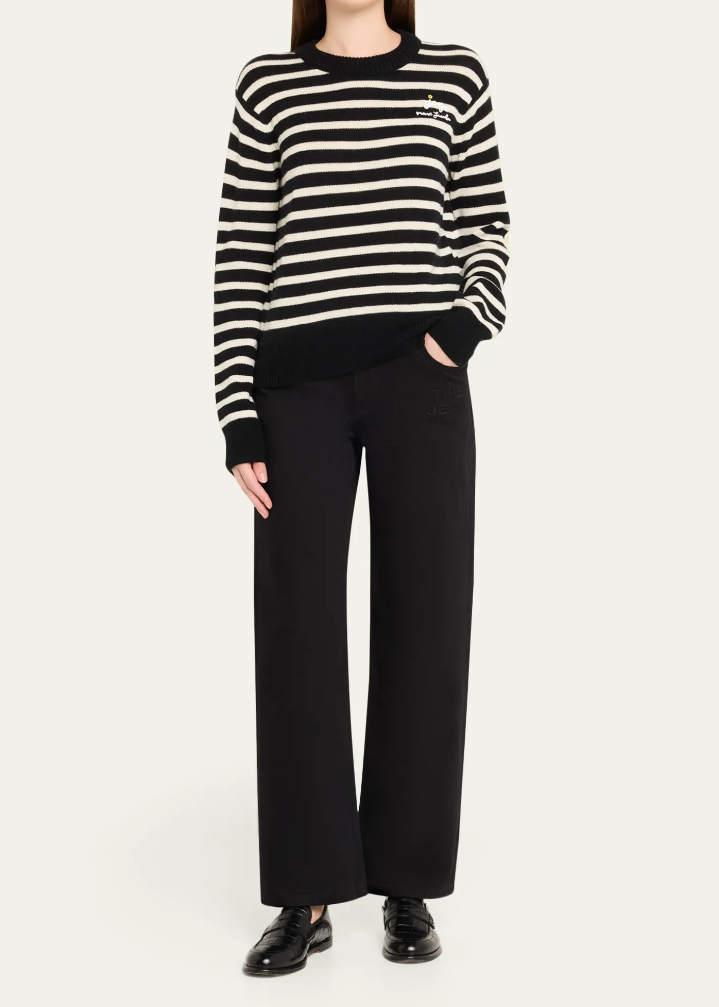 Marc JacobsJoy Striped Crewneck Sweater