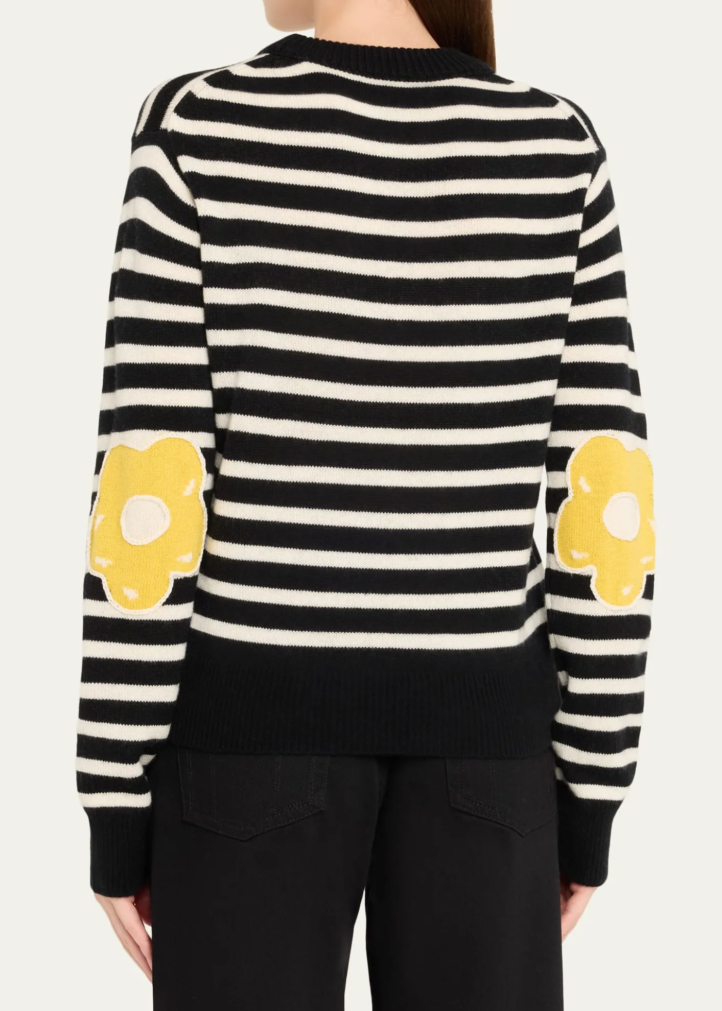 Marc JacobsJoy Striped Crewneck Sweater