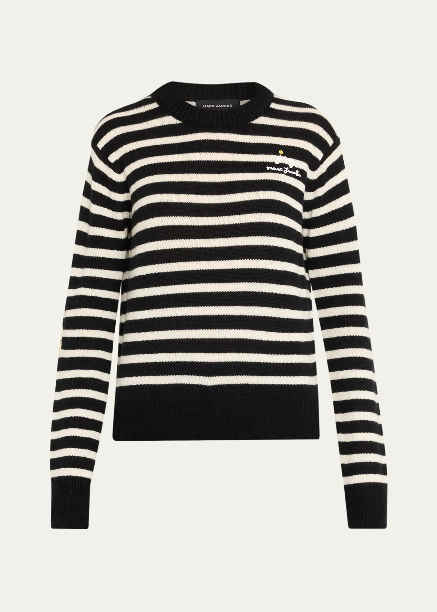 Marc JacobsJoy Striped Crewneck Sweater