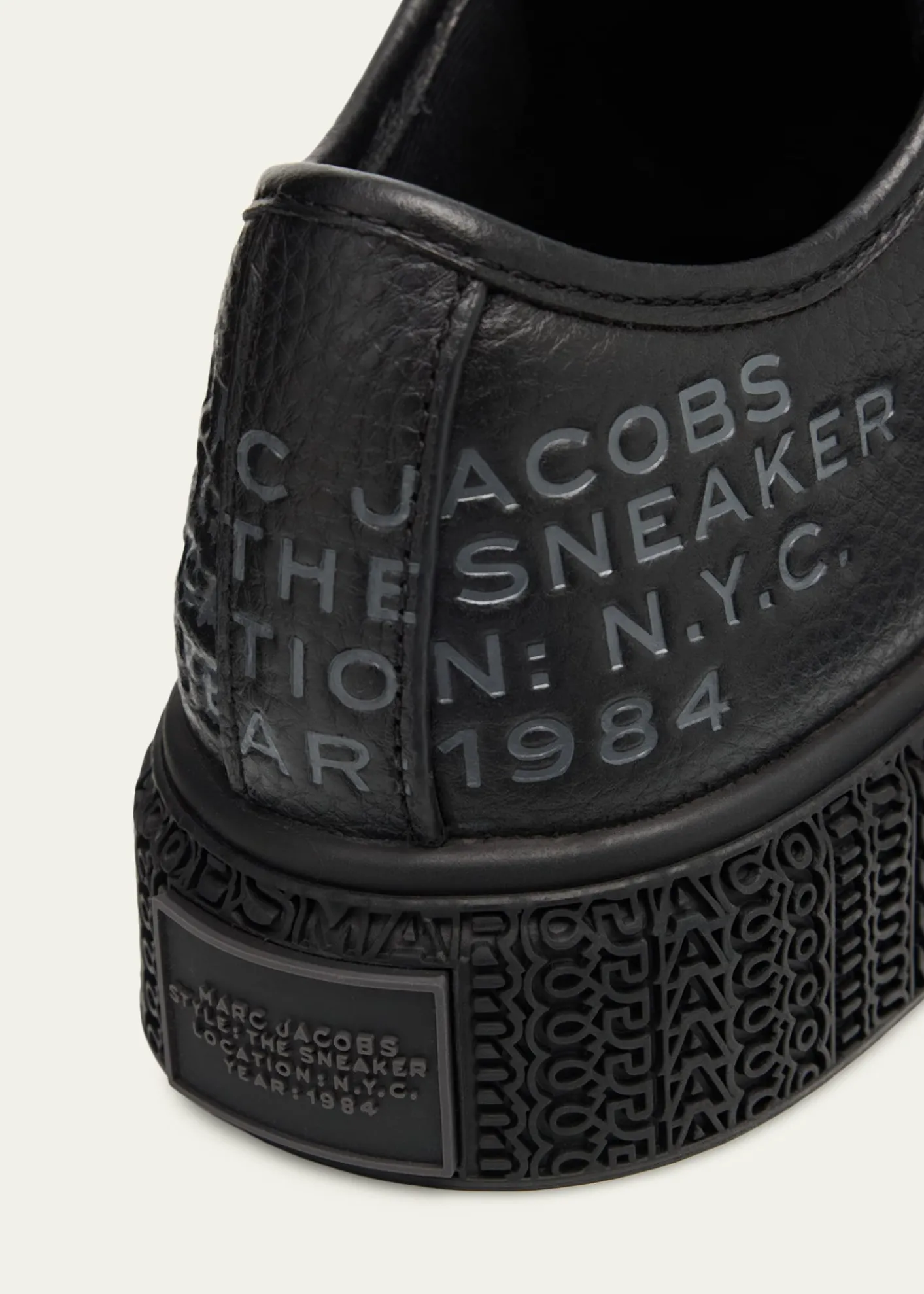 Marc JacobsLeather Low-Top Logo Sneakers