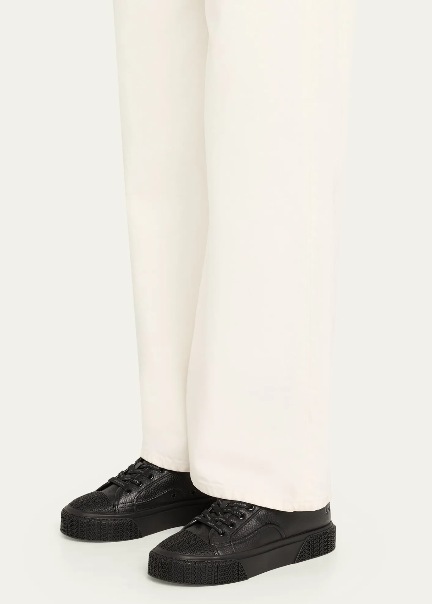 Marc JacobsLeather Low-Top Logo Sneakers