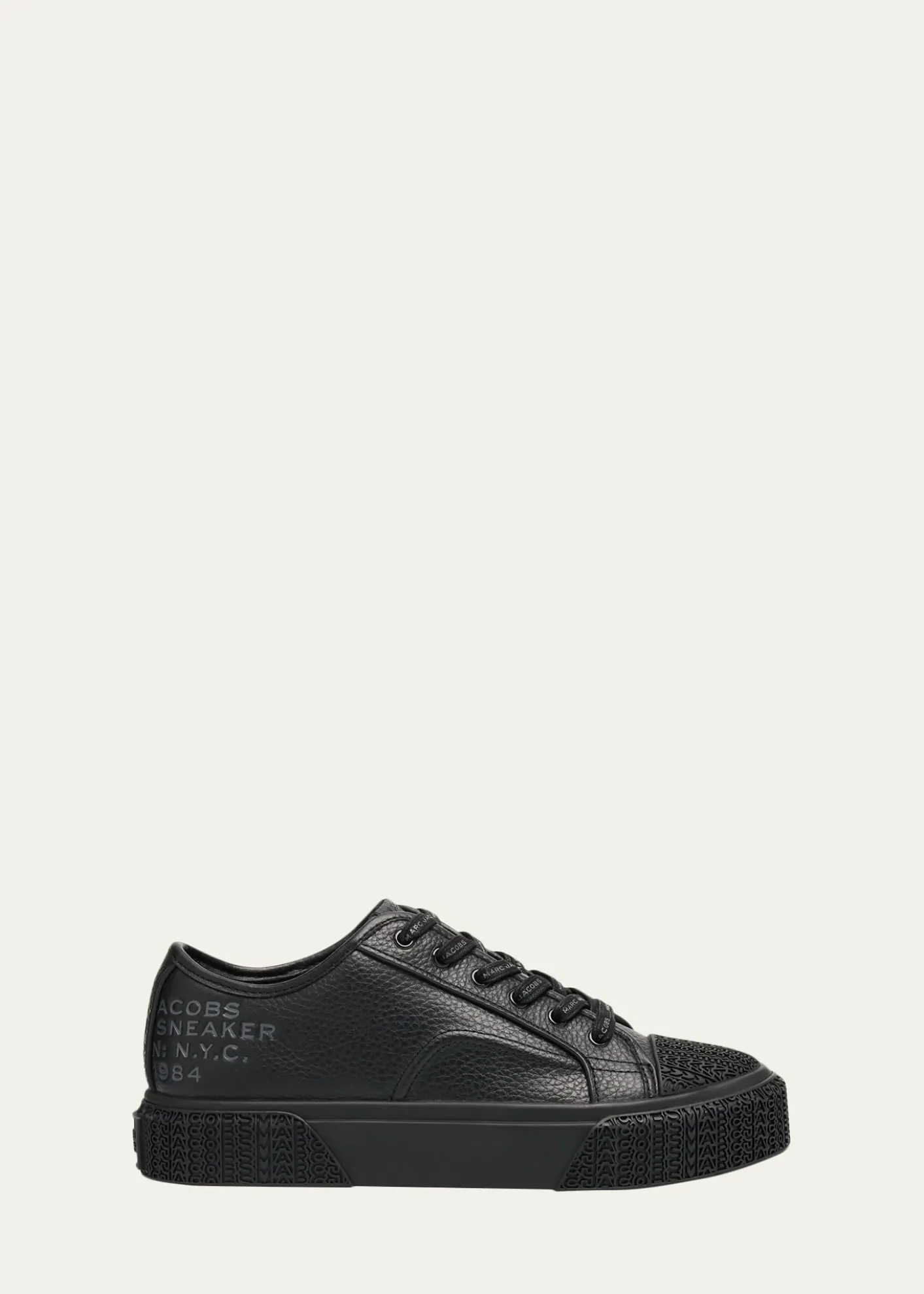 Marc JacobsLeather Low-Top Logo Sneakers